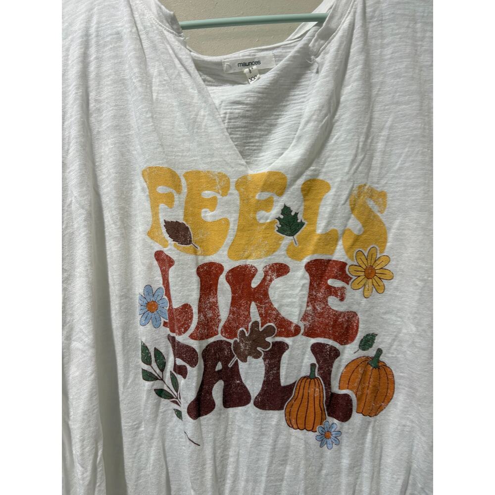 Womens Maurices XXL Feels Like Fall shirt size XXL - Picture 2 of 4